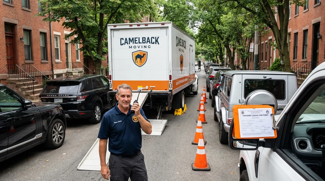 City street loading permit setup in West Hempstead, NY